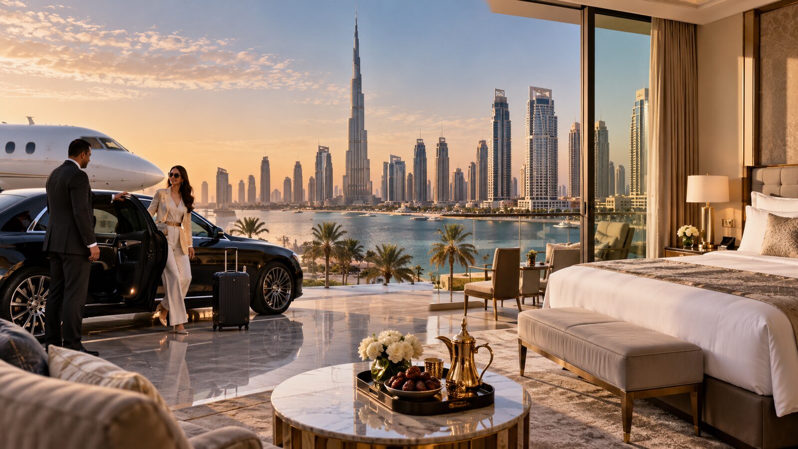 Comfortable arrival in Dubai