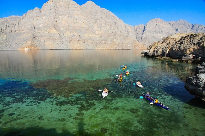 Kayaking in the fjords
