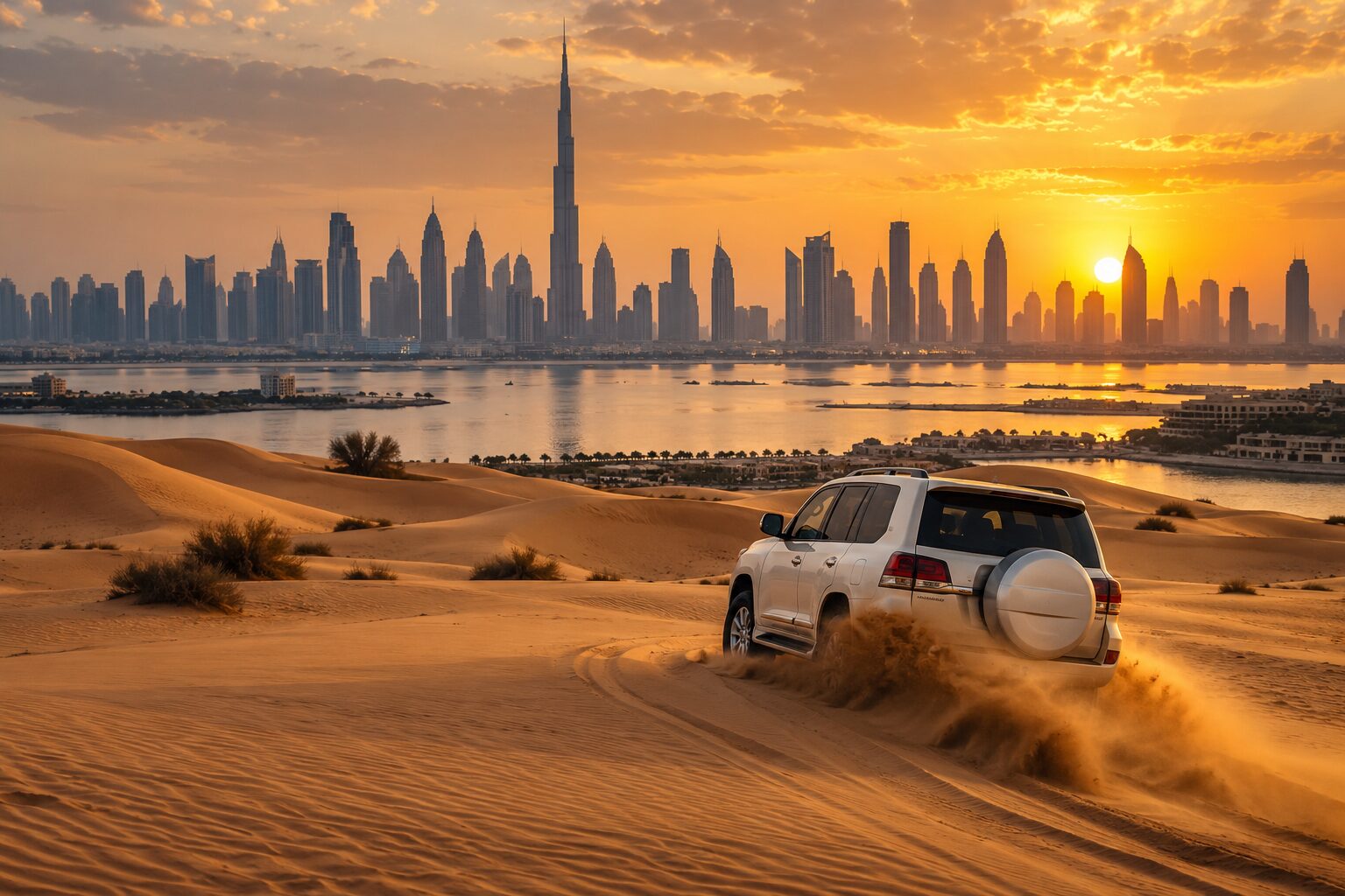Full-Day Dubai Tour & Desert Safari experience with Godida Travel
