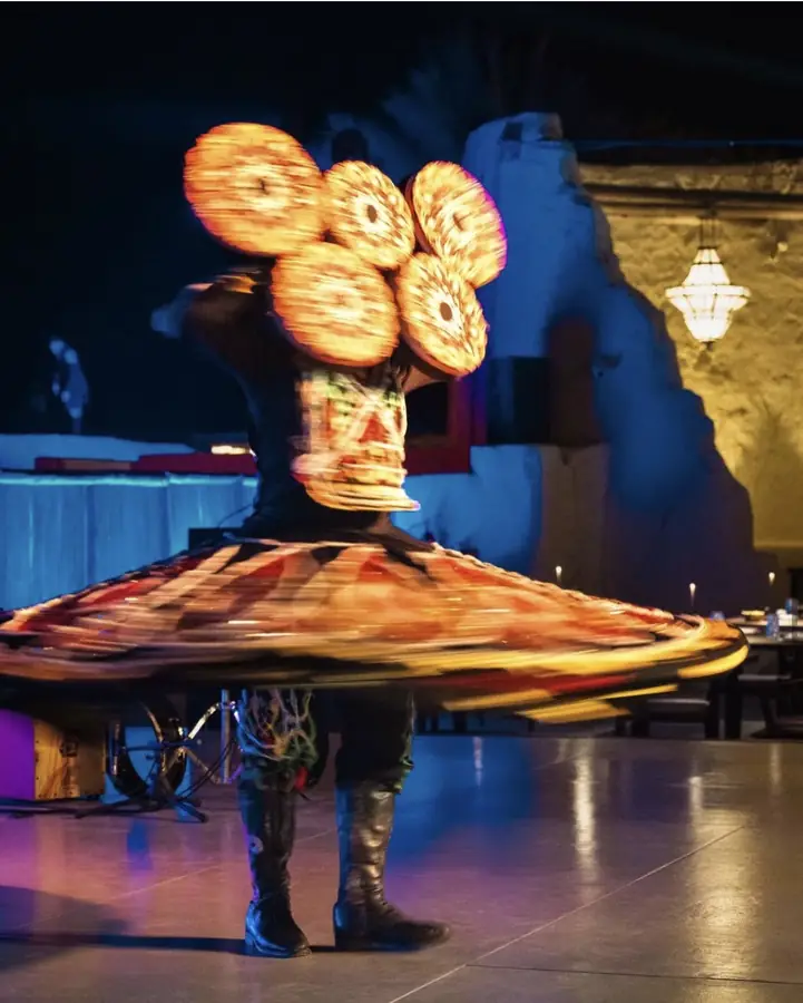 Tanoura performance in the evening